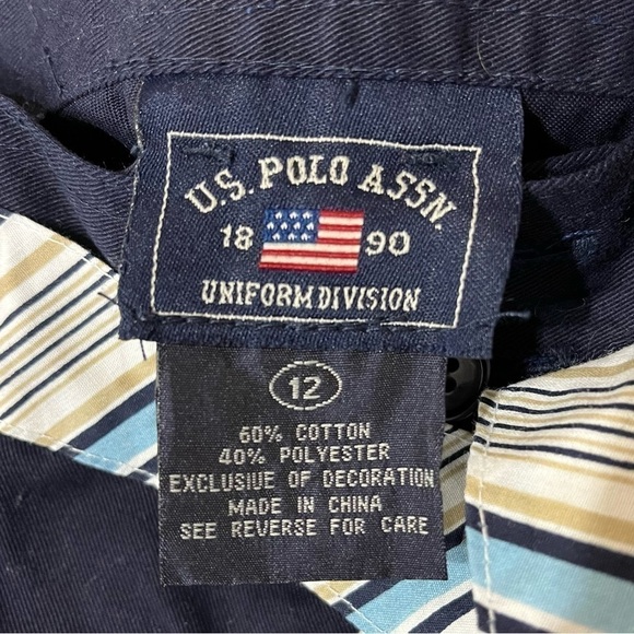 US POLO ASSN Navy Mini Skirt Girls Size 12 / Women XS - Picture 5 of 5